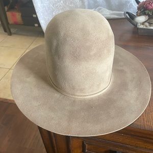 Pure Beaver Fur Felt Vintage Cowboy Western Hat
